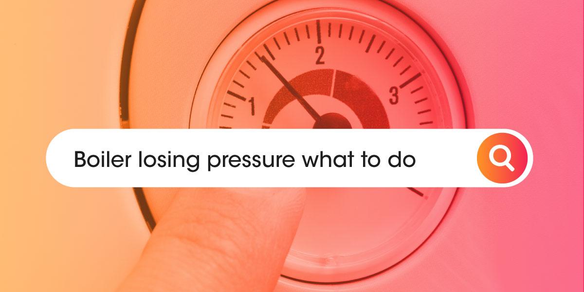 Boiler losing pressure